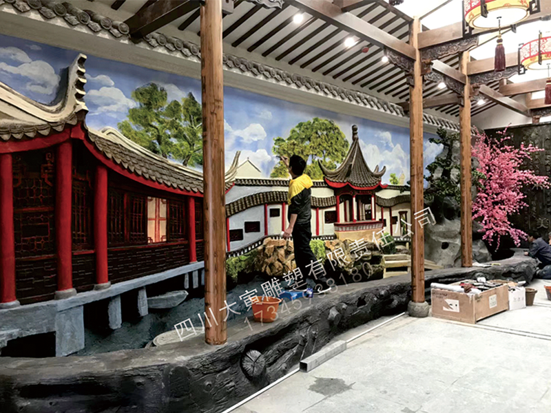 四川雕塑墙画